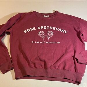 Rose Apothecary Dusty Rose Crewneck Sweatshirt